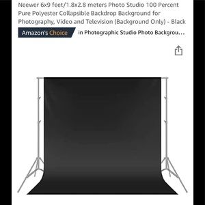 Neewer 6x9 feet/1.8x2.8 meters Photo Studio -Black